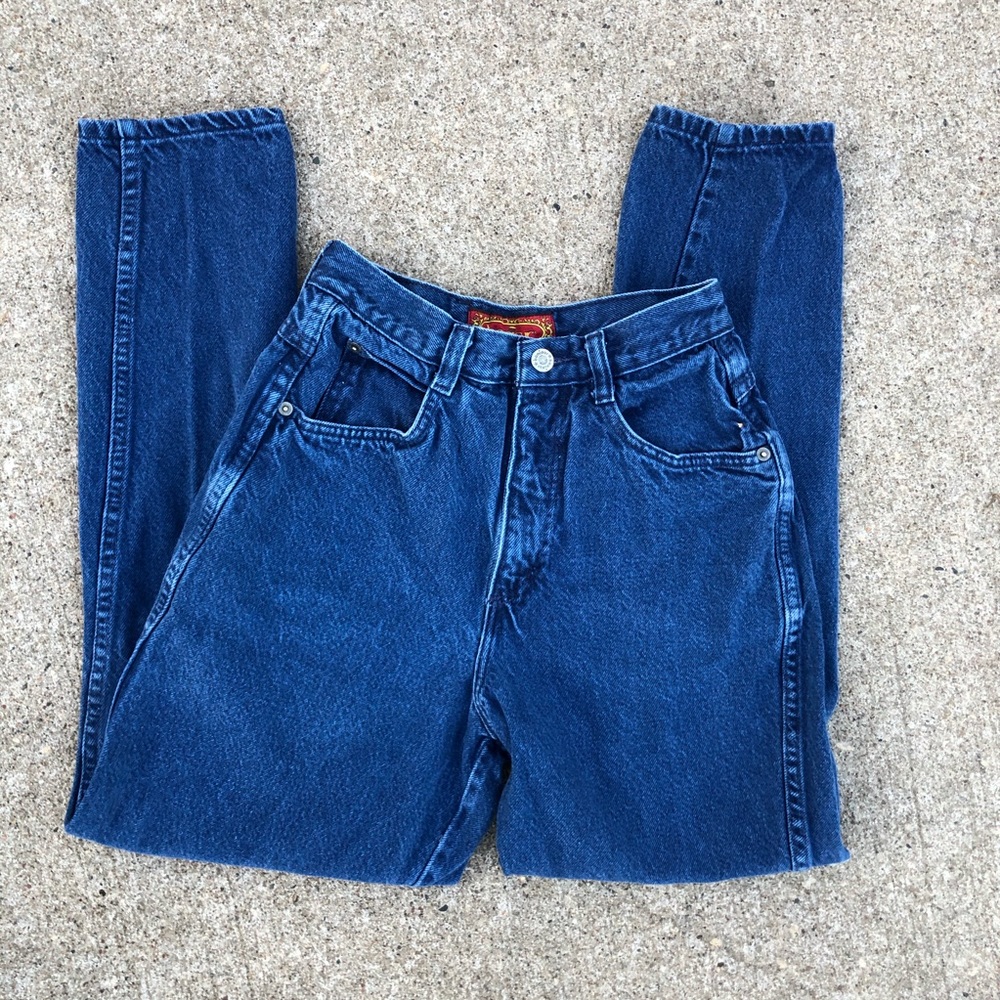 Vintage Bonjour Jeans Mom Jeans